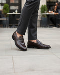Armando - Men's Dark Brown Calf Leather Loafer