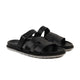 Elvorn - Men's Black Calf Leather Slipper