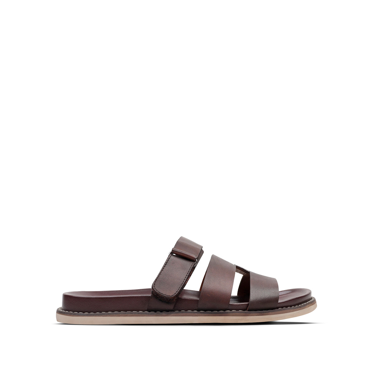 Elvorn - Men's Tan Calf Leather Slipper