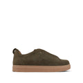 London - Men’s Olive Green Suede Leather Sneaker