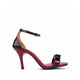 Gemma - Women's Crocodile Print Oxblood 90mm Heels