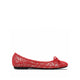 Serelina - Red Fuchsia Leather Pump