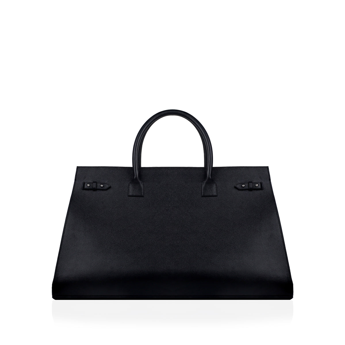 Dean - Men's Black Pebble Grain Leather Bag