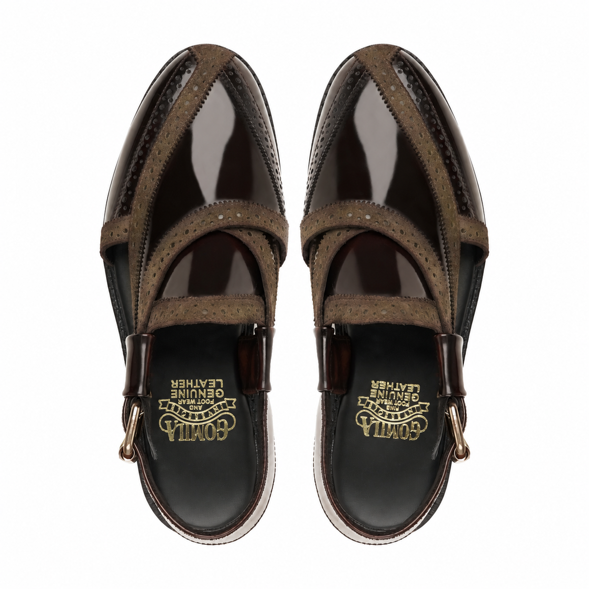 Musina - Dark Brown Box Leather Sandal