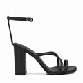 Arlina - Women's Black Strapped 90mm Heel