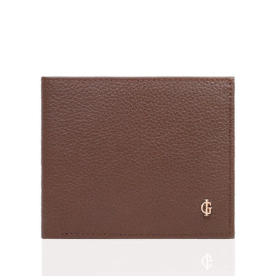Boget - Light Brown Pebble Grain Leather Wallet