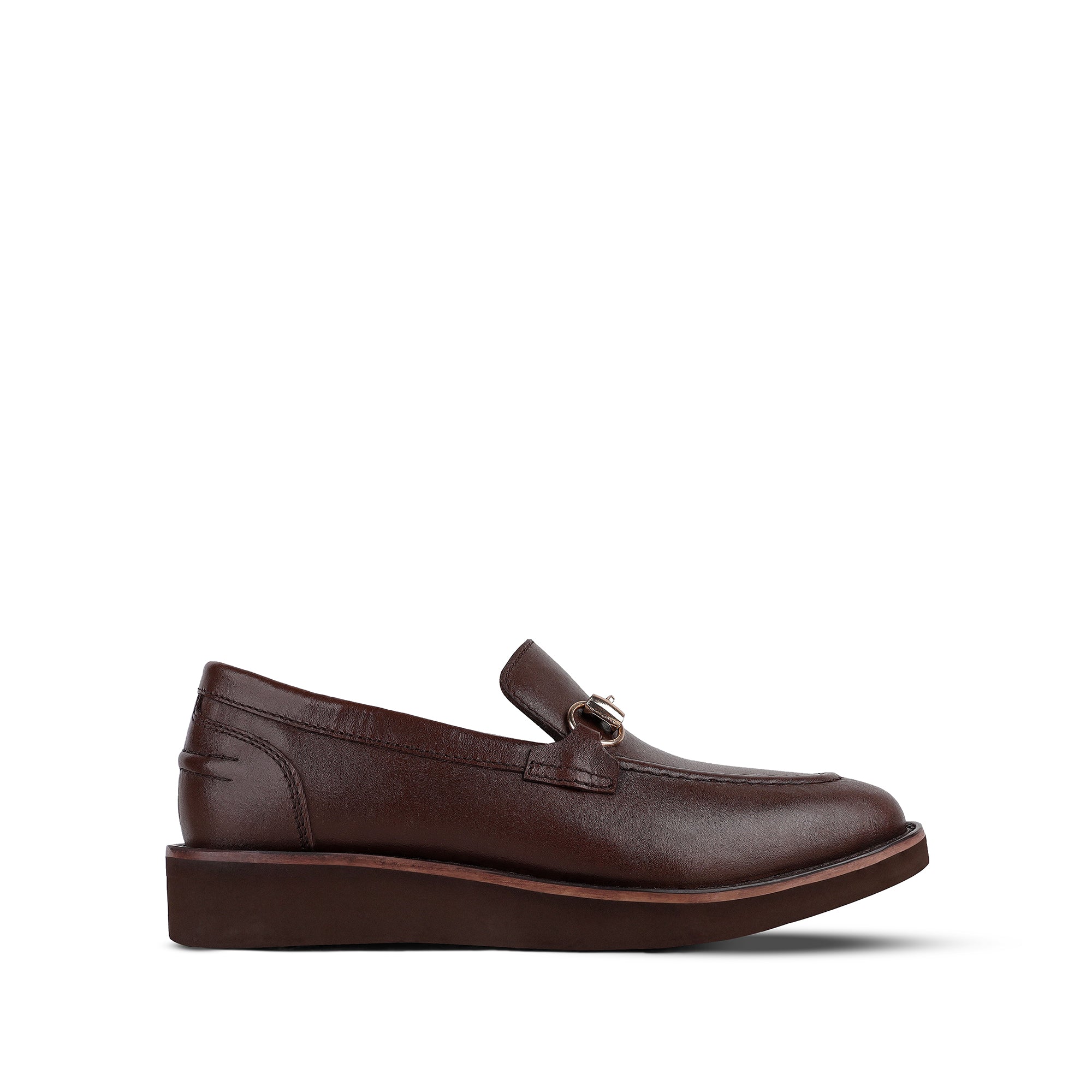 Drew -  Children's Light Brown Calf Leather Loafers