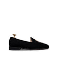 Ellis - Men's Black Suede & Embroidery Loafer