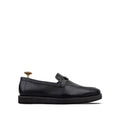Bodie - Men's Black Milled Leather Casual