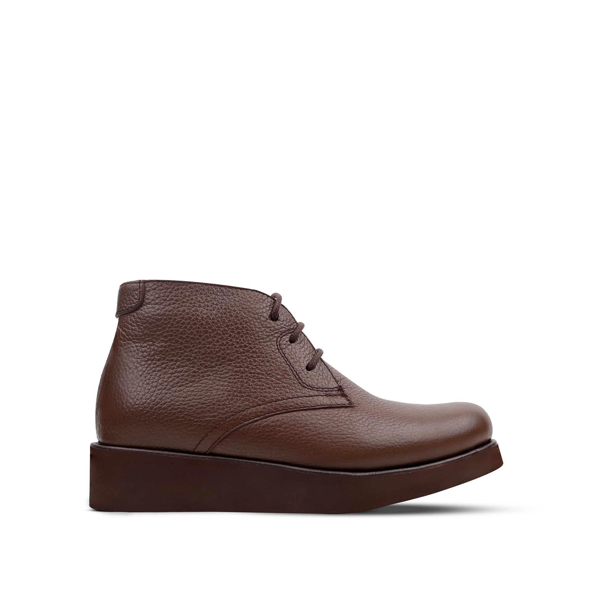 Jake -  Children’s Light Brown Milled Leather Boot