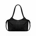 Amara - black Pebble Grain Leather Hand Bag