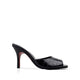 Elira - Women's Black Crocodile Print 90mm Heels