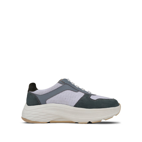 Micah - Men's White & Grey Sneaker