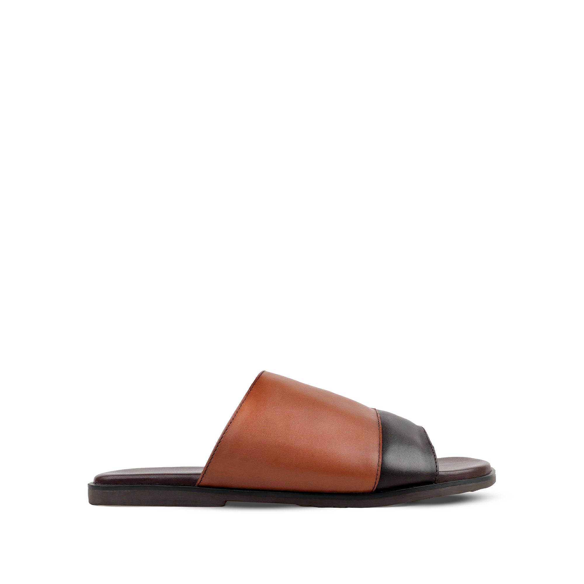 Borela - Men's Tan Calf Leather Slipper