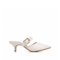 Mila - Women's White 50mm Heel