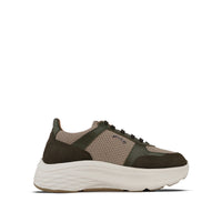 Novak - Men's Beige & Olive Green Sneaker