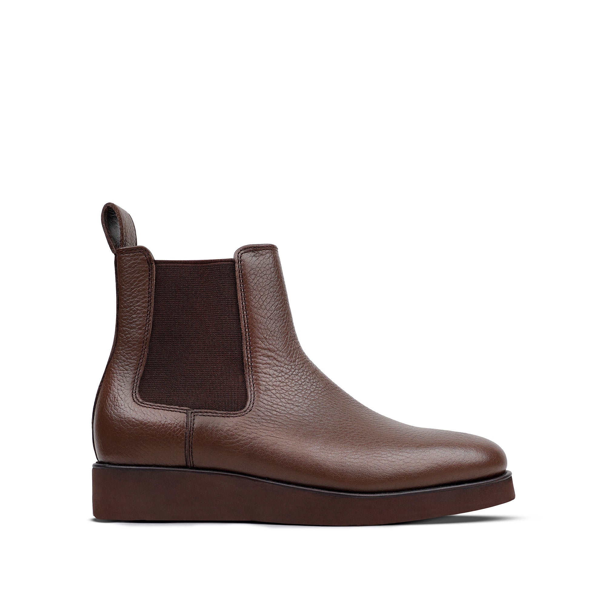 Kian -  Children's Light Brown Leather Chelsea