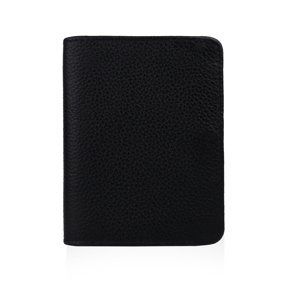 Luke - Black Pebble Grain Leather Card Holder