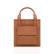 Velva - Cognac Kid Seude Hand Bag