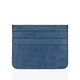 Sage - Blue Crocodile Textured Card Holder
