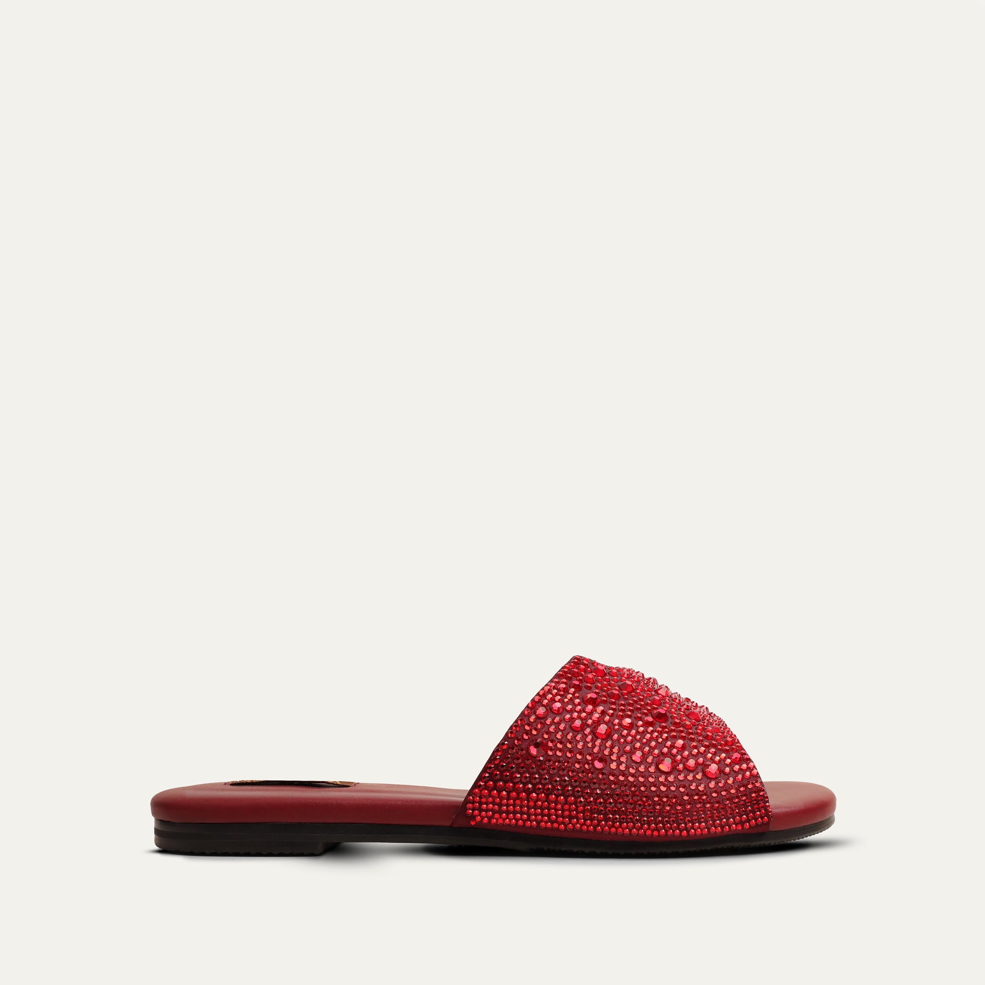 Serena - Women's Red Slipper