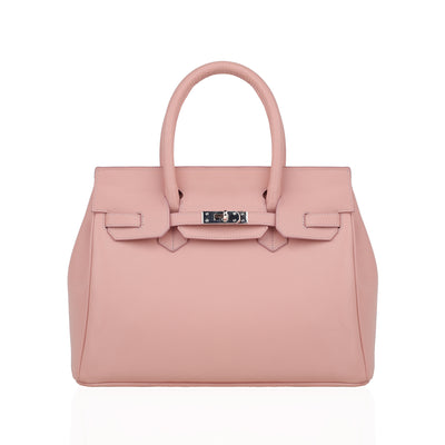Ariana - Blush Pink Leather Handbag