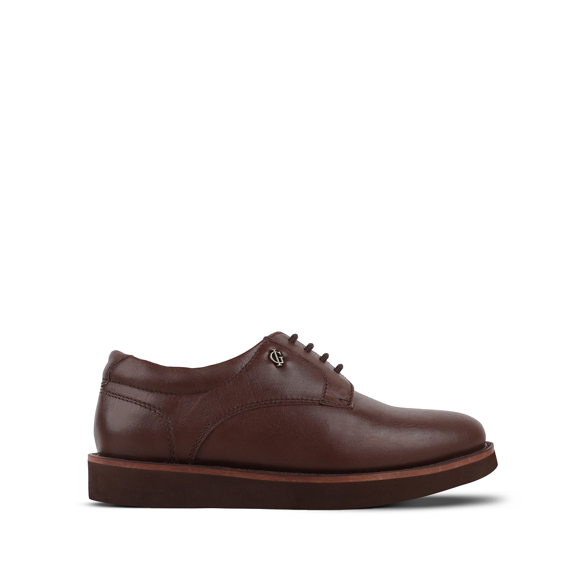 Levi -  Children’s Light Brown Calf Leather Derby