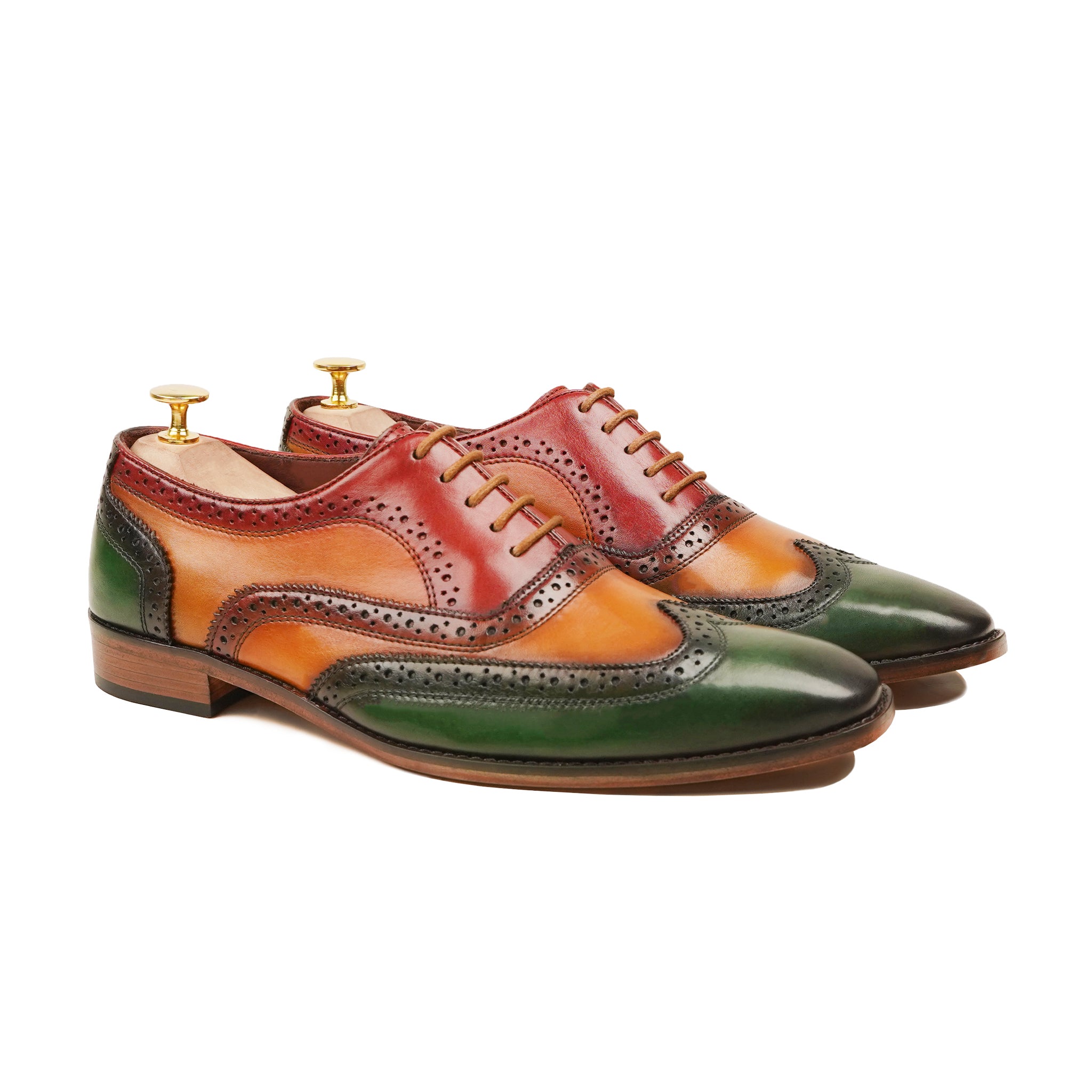 Eniac - Men's Multi Color Calf Leather Oxford Shoe