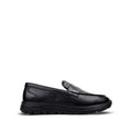 Otto - Men's Black Milled Leather Sneaker
