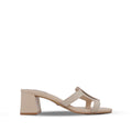 Kayla - Women's Beige 70mm Heels