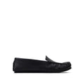 Amira - Women's Black Milled Leather Driver