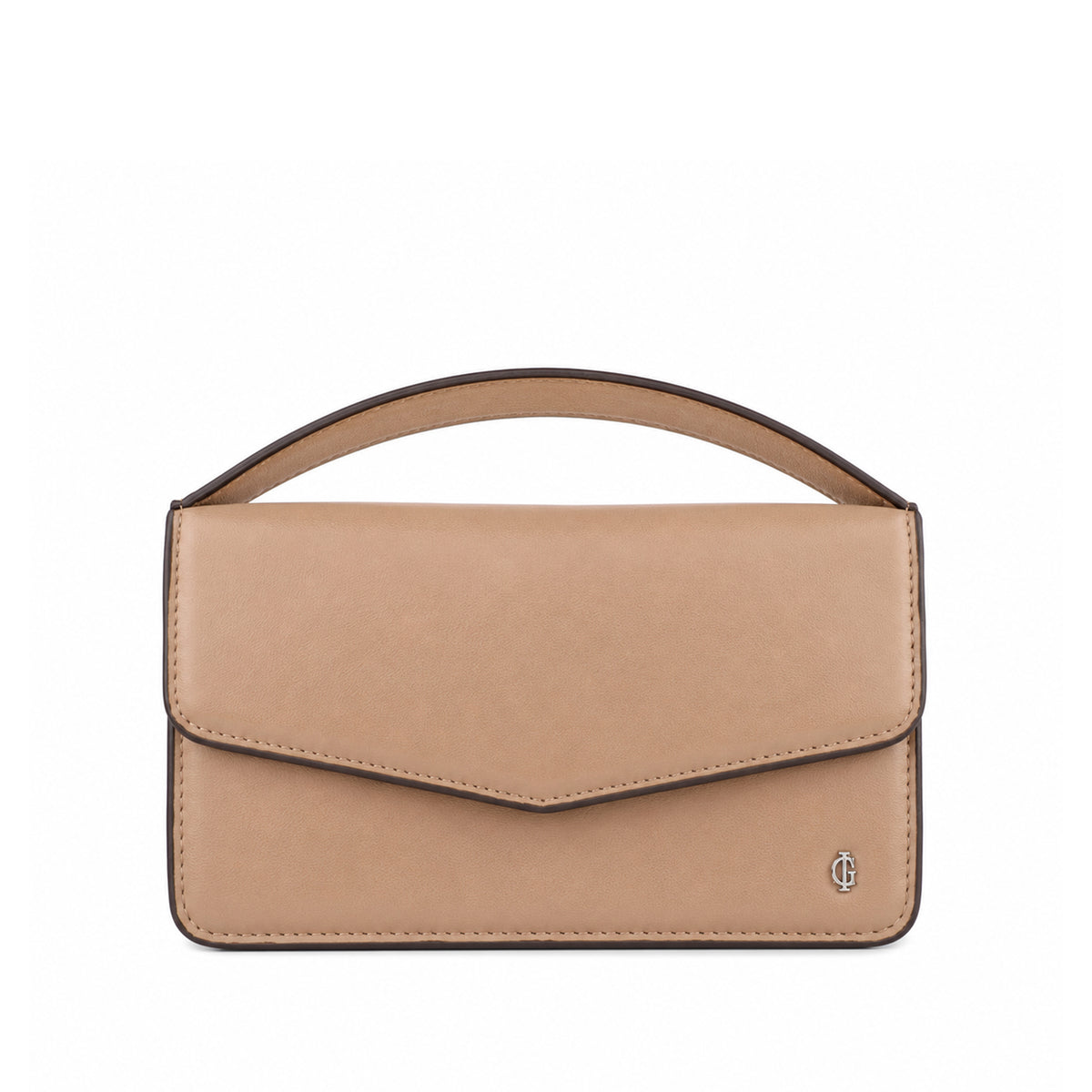 Victoria  - Camel Brown Micro Hand Bag