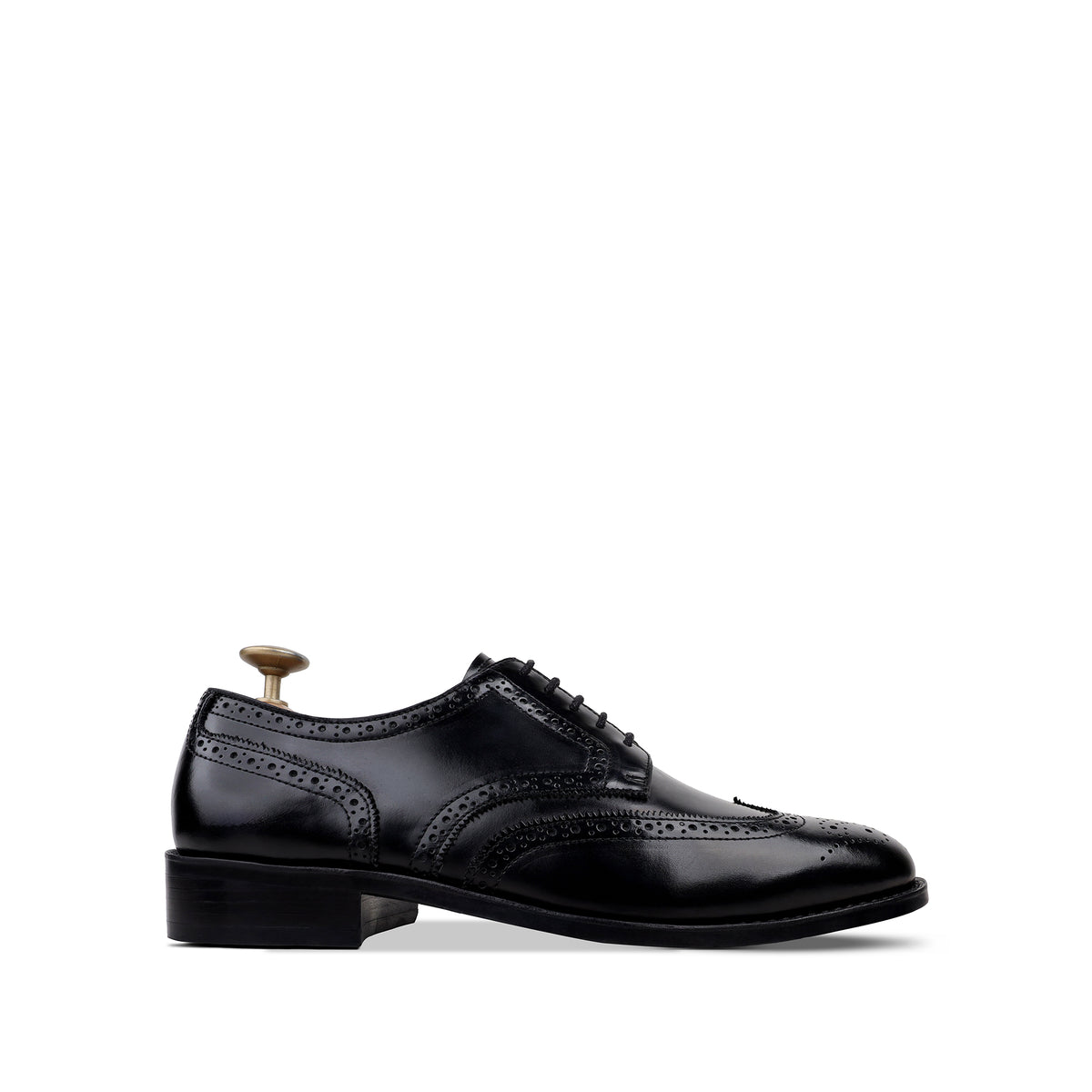 Arthur - Men's Black Calf Leather Derby