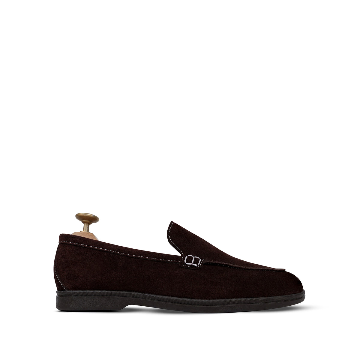 Crest - Men's Chocolate Brown Suede Loafer