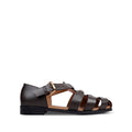 Gaspar - Men's Dark Brown Calf Leather Sandal