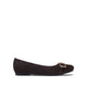 Leah - Dark Brown Suede Leather Pump