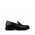 Chad -  Children's Black Calf Leather Loafers