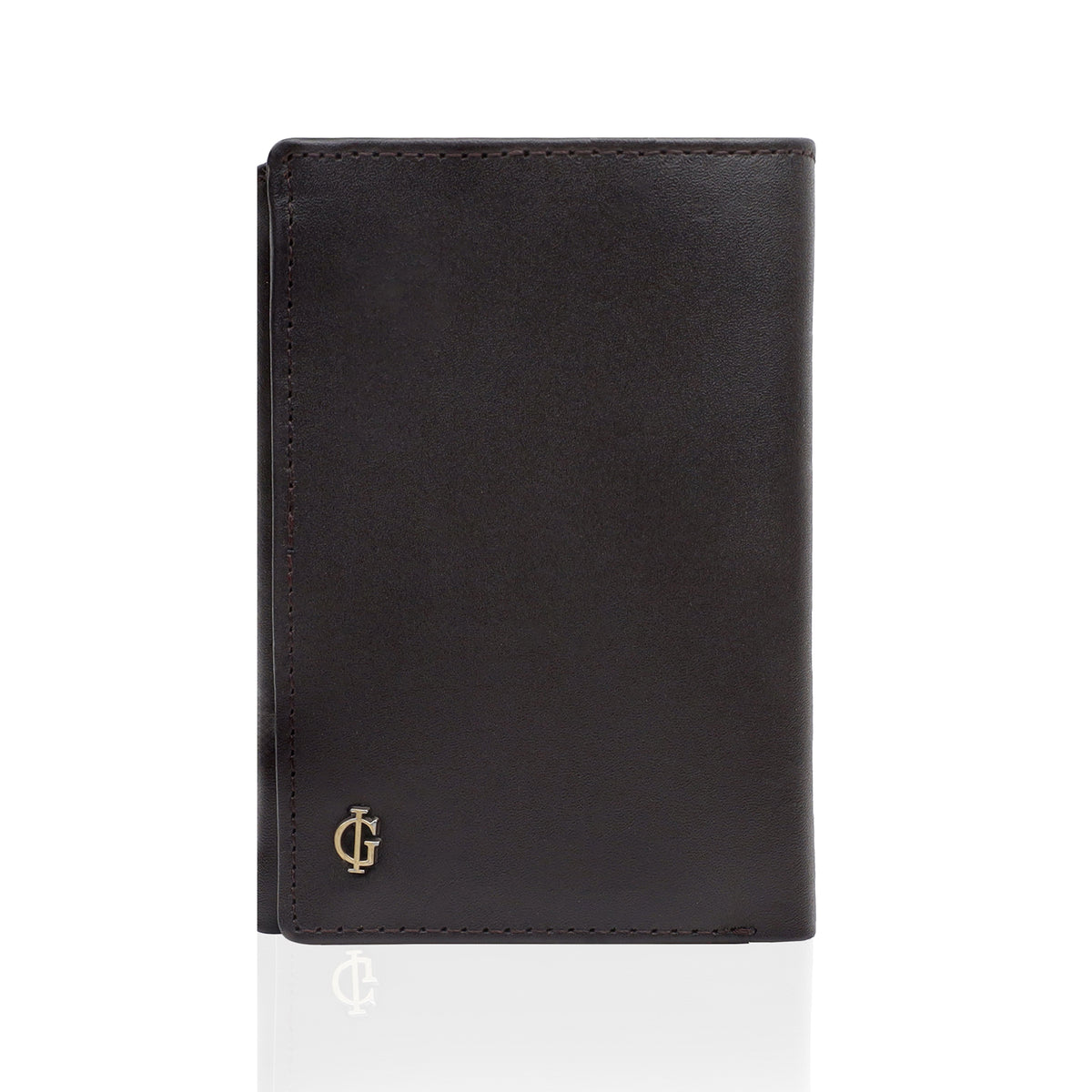 Derek -  Dark Brown Calf Leather Wallet