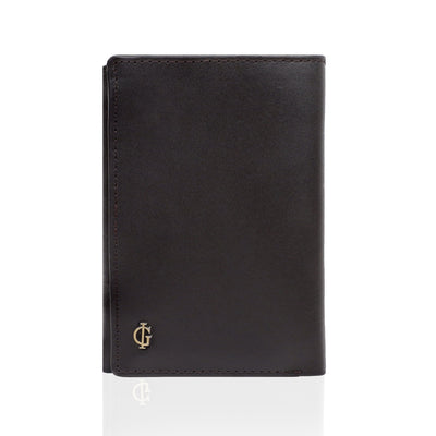 Derek -  Dark Brown Calf Leather Wallet