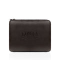 Castro - Men's Dark Brown Milled Leather Cigar Case