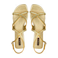 Era  - Women's Golden Strapped Sandal