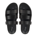 Elvorn - Men's Black Calf Leather Slipper