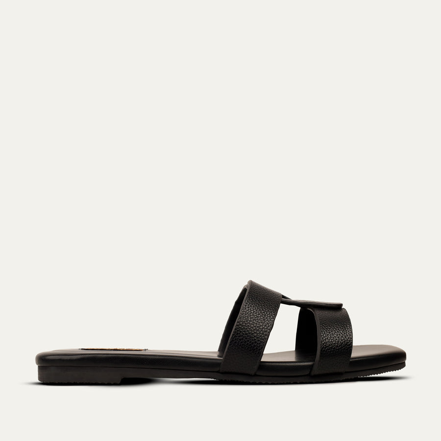 Sienna - Women's Black Slipper