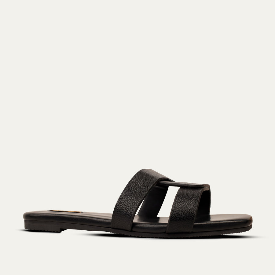 Sienna - Women's Black Slipper