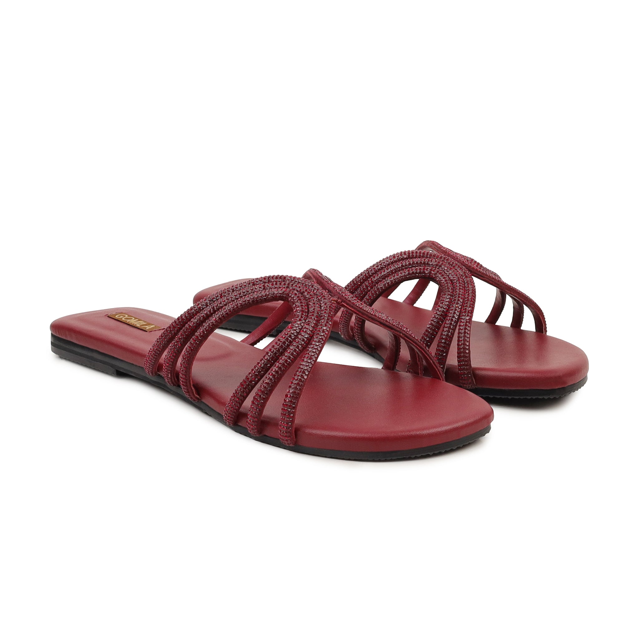لش - خواتین کی گولڈن چپل