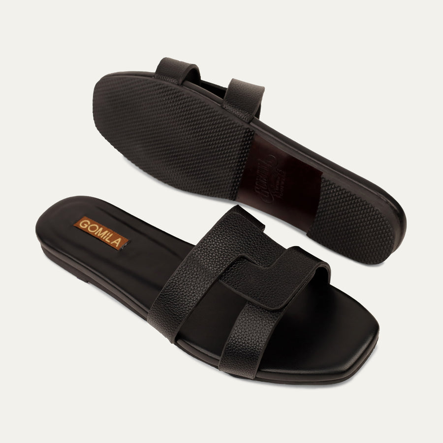 Sienna - Women's Black Slipper