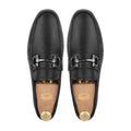 Tex - Men's Black Pebble Grain Leather Driver Shoe