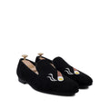 David - Men's Black Suede & Embroidery Loafer