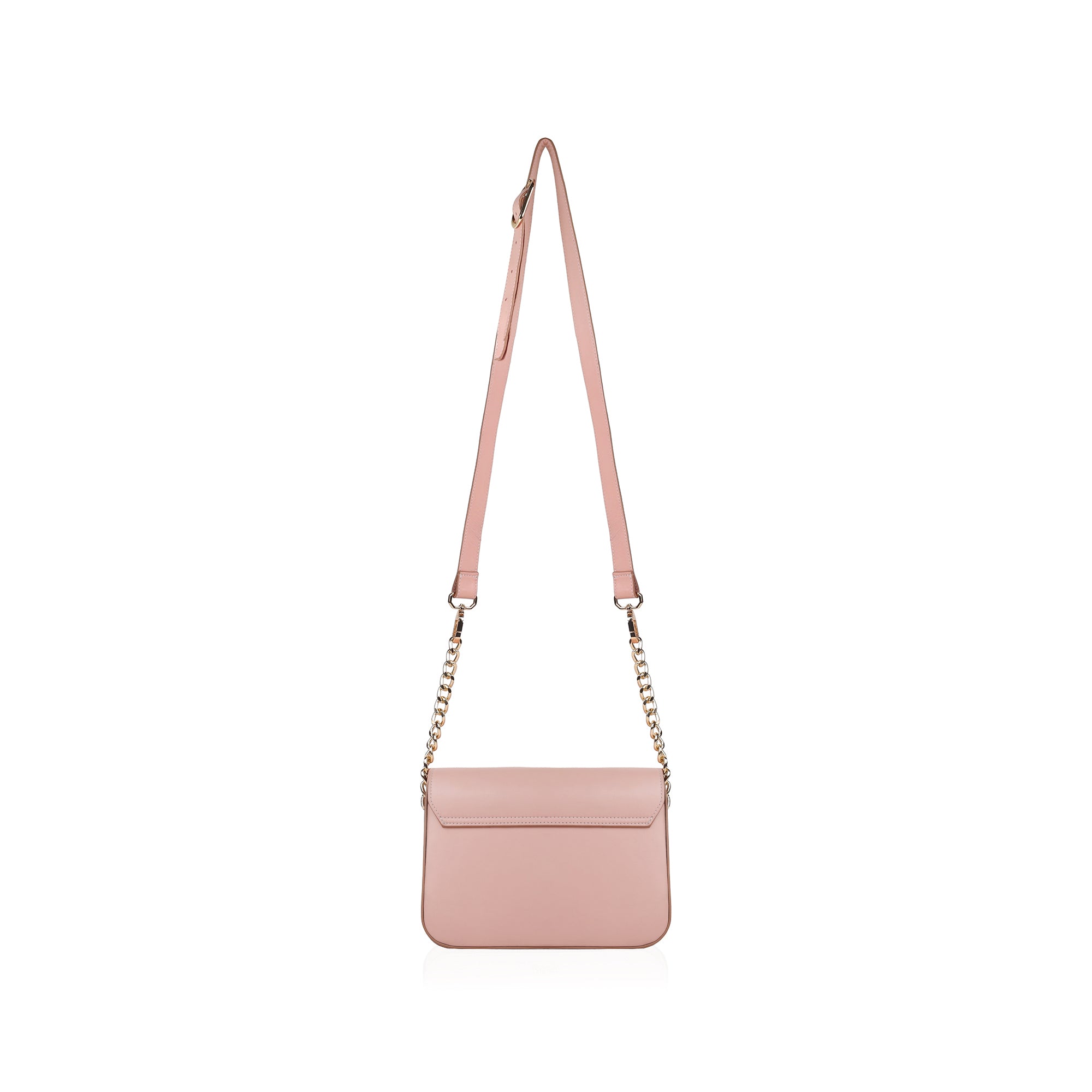Alice  -  Women's Light Pink Leather Handbag