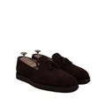 Gavin - Men's Dark Brown Suede Leather Casual